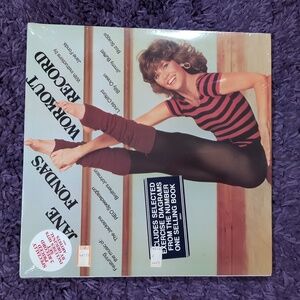 VINTAGE NWT Sealed Jane Fonda's Workout Record-2x Vinyl LP